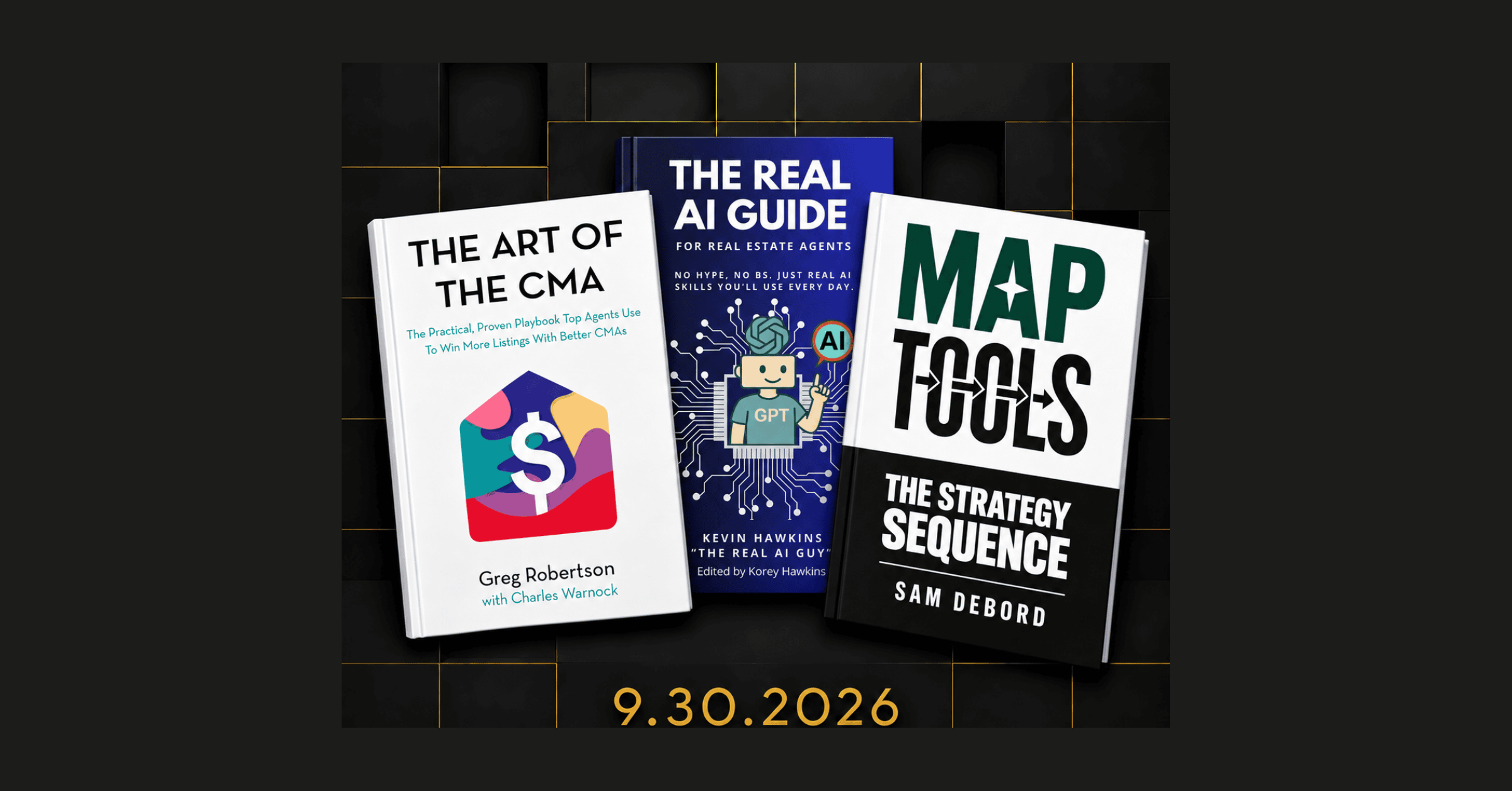 Now you know the second 3: Three books.
